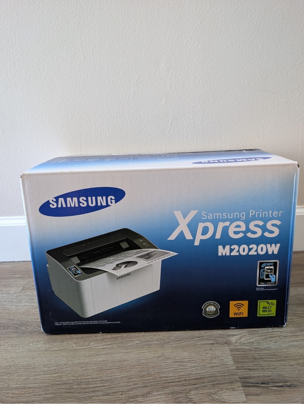 Samsung Xpress M2020W Wireless Monochrome Laser Printer NFC WiFi New Open Box